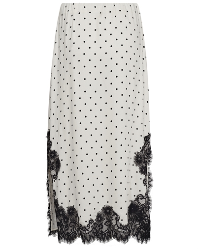 Co' Couture - AmeliCC Dot Lace Nederdel - Off White